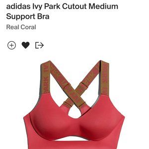 IVY PARK X ADIDAS - Coral Cut Out Bra